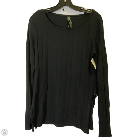 Top Long Sleeve By Anthropologie In Black, Size: M
