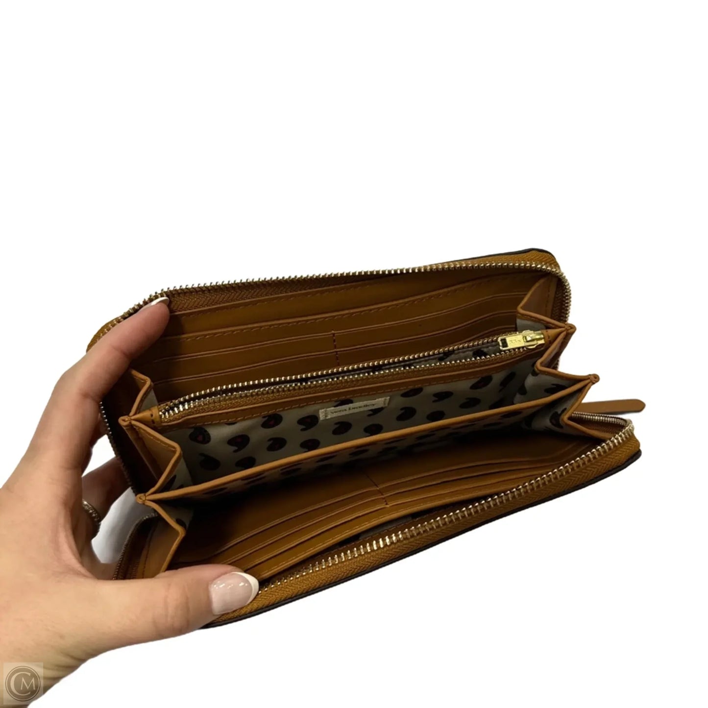 Wallet Leather By Vera Bradley, Size: Medium