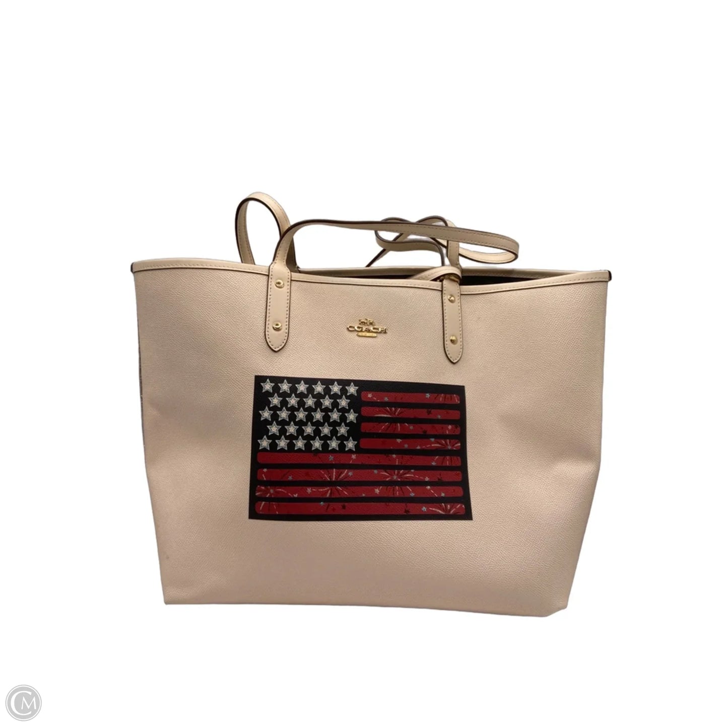 Tote Designer By Coach, Size: Medium