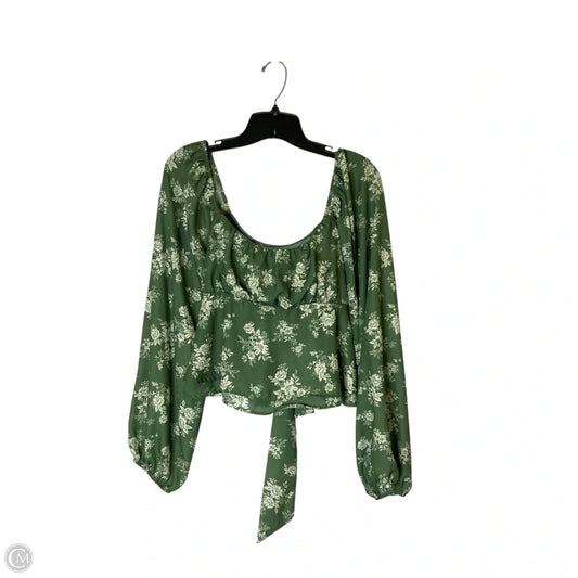 Top Long Sleeve By Altard State In Green, Size: Xl
