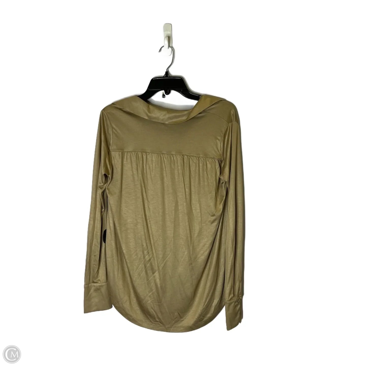 Top Long Sleeve By Anthropologie In Brown, Size: Xs