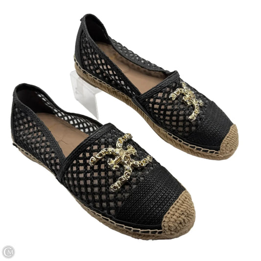 Shoes Flats By Sam Edelman In Black & Gold, Size: 7.5