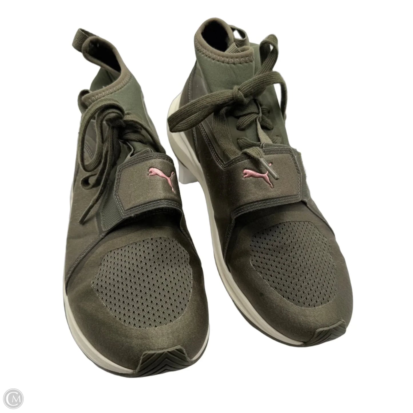 Shoes Athletic By Puma In Green, Size: 7.5