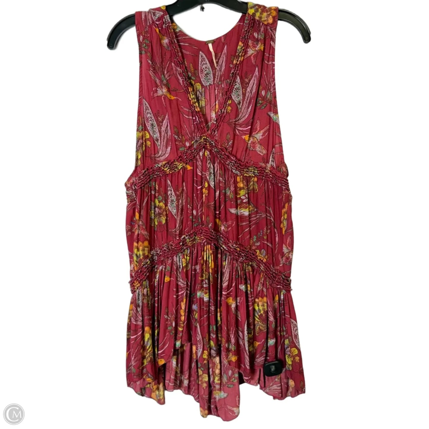 Top Sleeveless By Free People In Red, Size: M