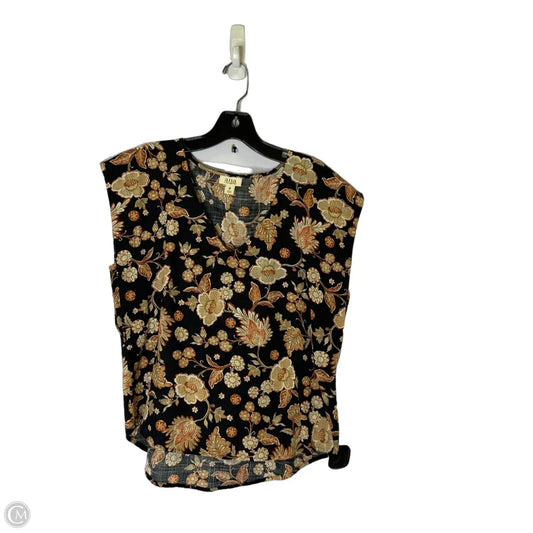 Top Short Sleeve By Ana In Black, Size: M