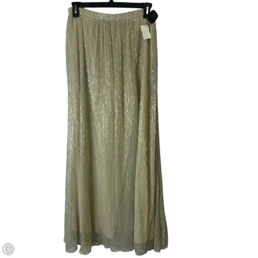 Skirt Maxi By Adrianna Papell In Gold, Size: 12