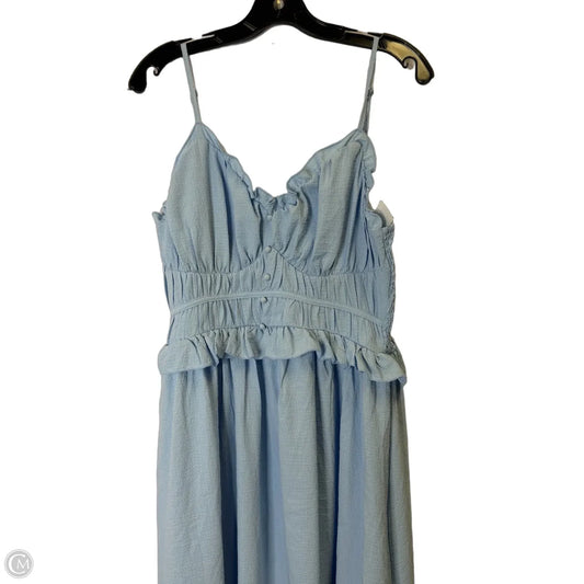 Dress Casual Midi By Shein In Blue, Size: L