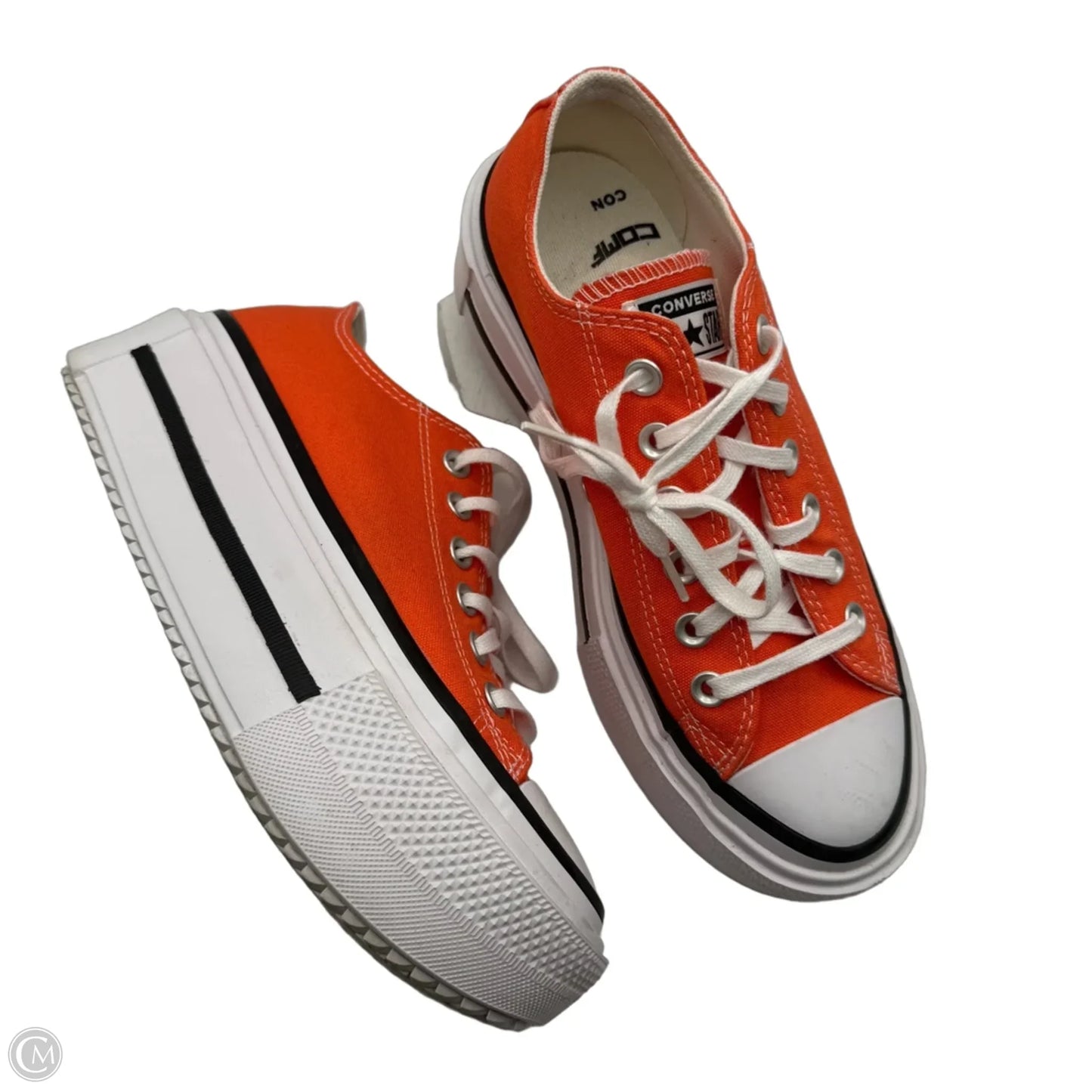 Shoes Sneakers Platform By Converse In Orange, Size: 7.5