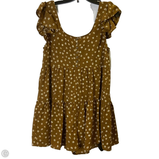 Romper By Entro In Brown, Size: M