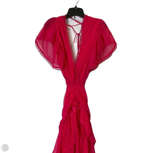 Dress Party Long By Boohoo Boutique In Pink, Size: 12
