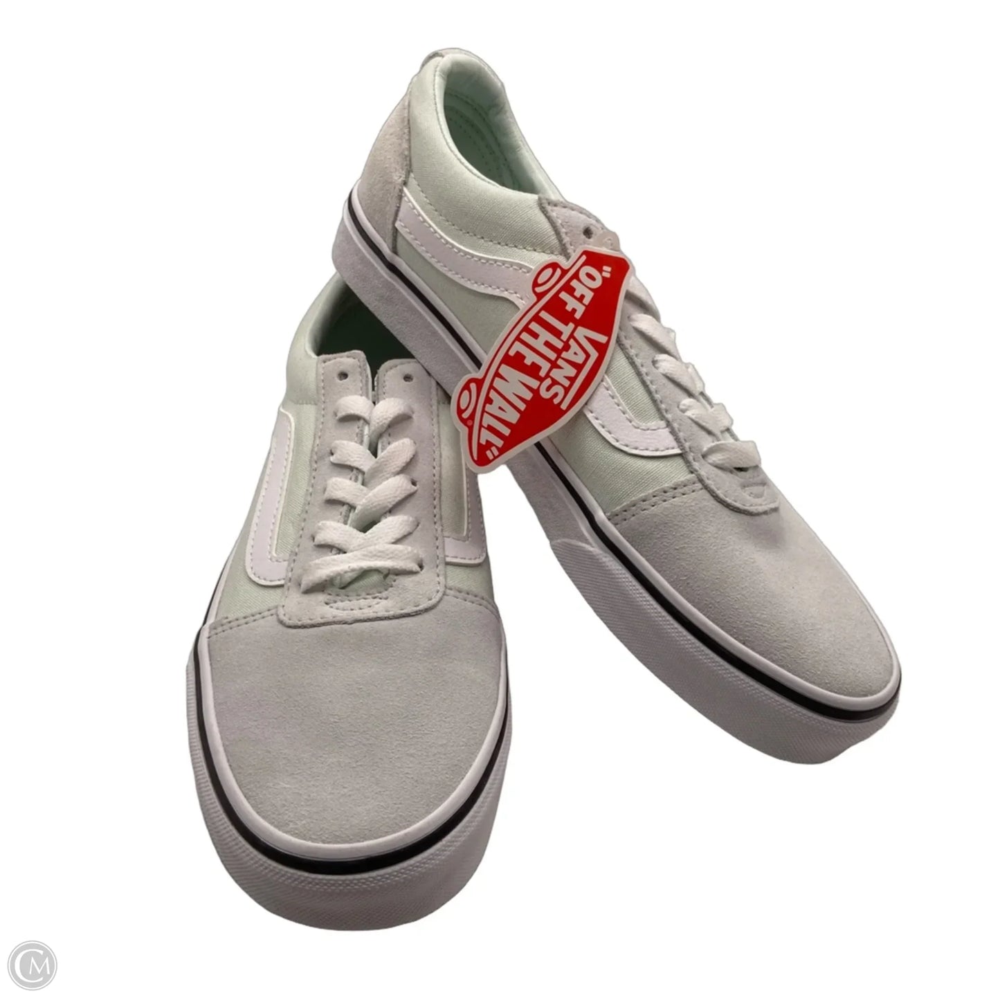 Shoes Sneakers By Vans In Green, Size: 9