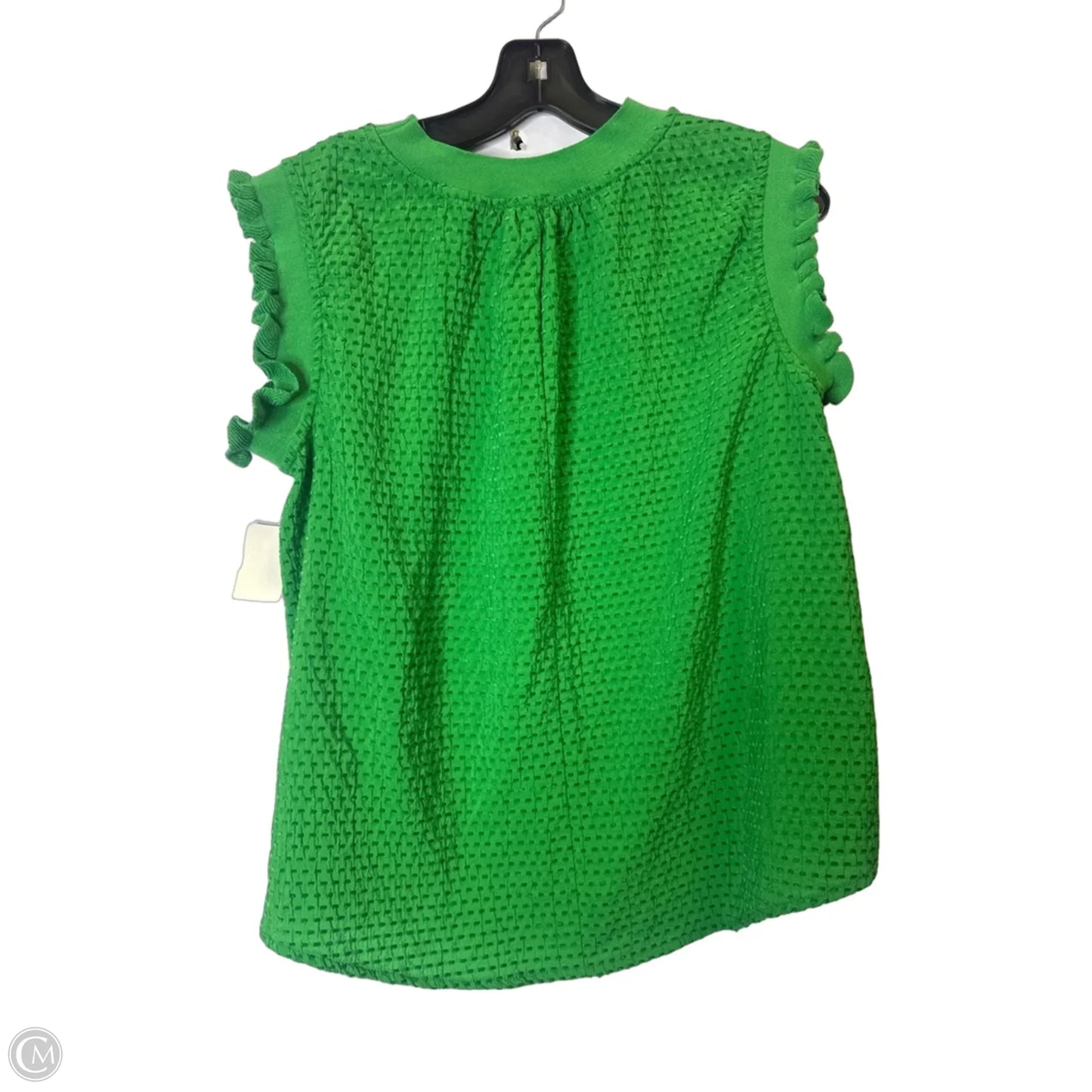 Top Short Sleeve By Voy In Green, Size: M