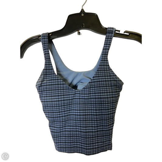 Athletic Tank Top By Lululemon In Blue, Size: 0