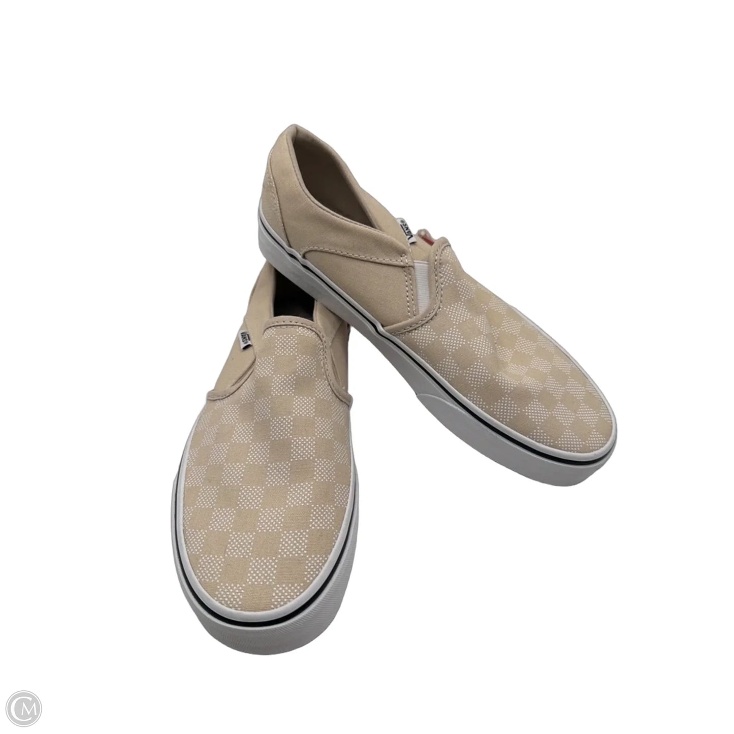 Shoes Sneakers By Vans In Tan, Size: 9