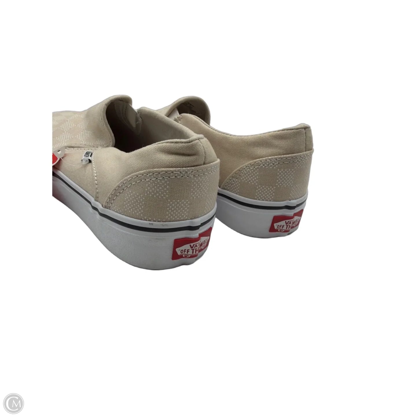 Shoes Sneakers By Vans In Tan, Size: 9