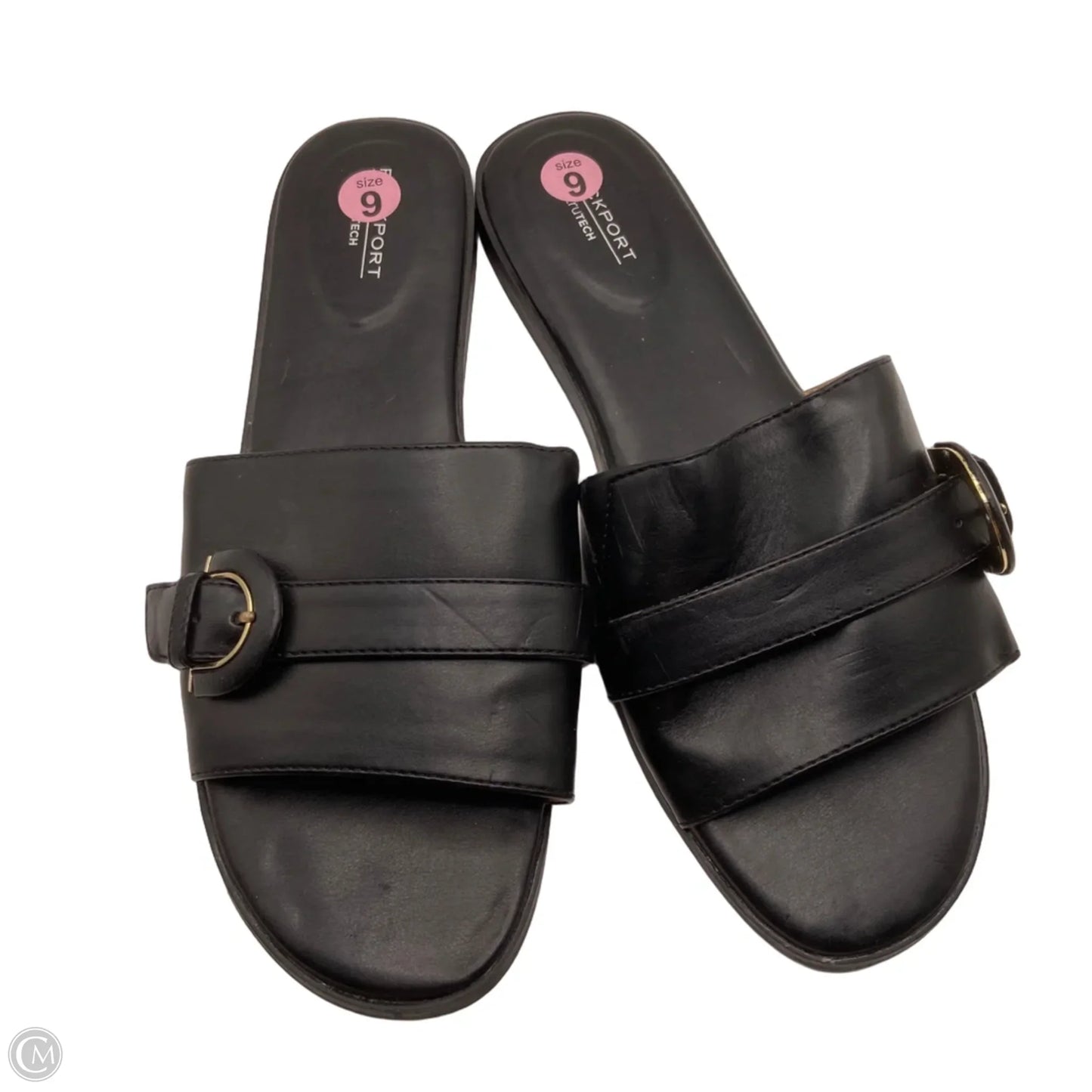 Sandals Flats By Rockport In Black, Size: 9