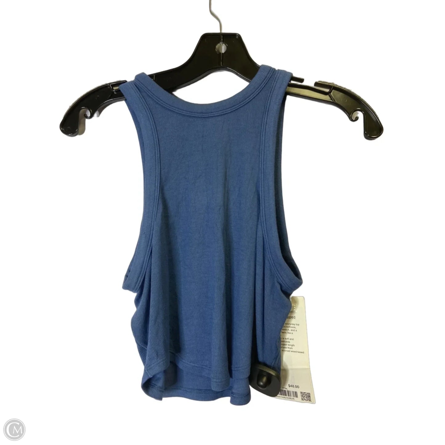 Athletic Tank Top By Lululemon In Blue, Size: 6