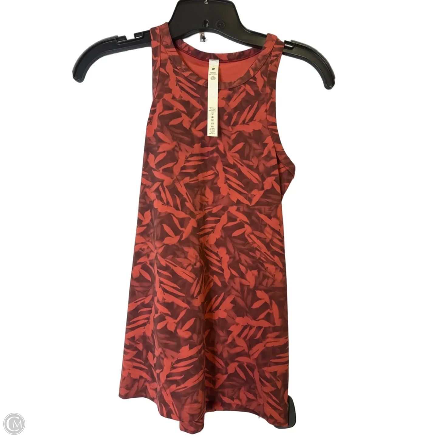 Athletic Tank Top By Lululemon In Red, Size: 4