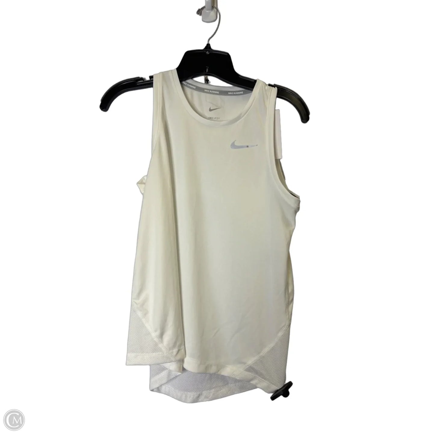 Athletic Tank Top By Nike Apparel In White, Size: S