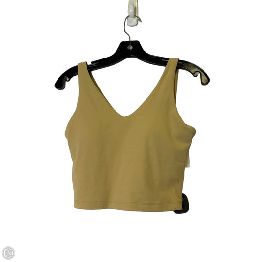 Athletic Tank Top By Athleta In Tan, Size: S