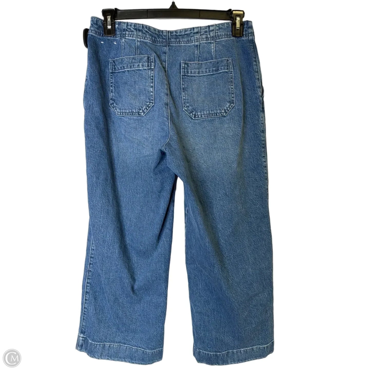 Jeans Wide Leg By Talbots In Blue Denim, Size: 8