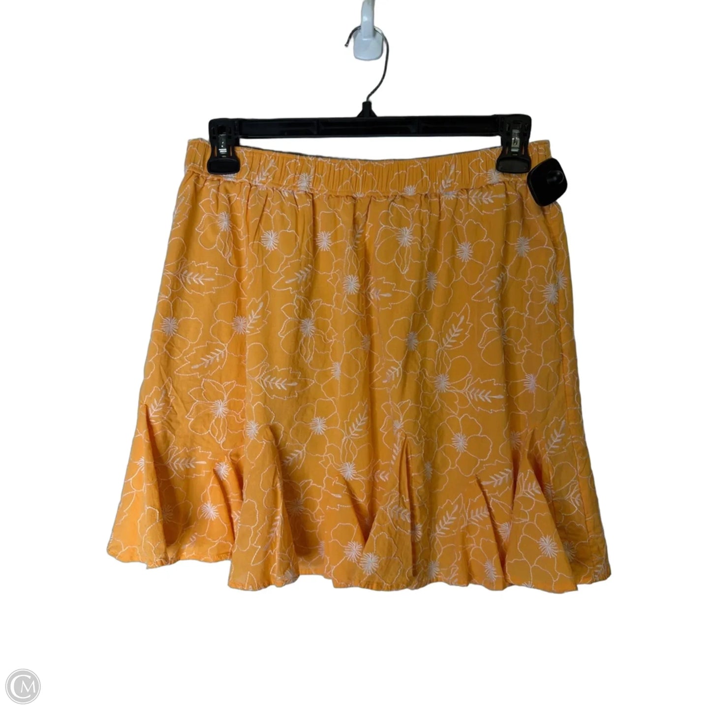 Skirt Midi By Loft In Orange, Size: M