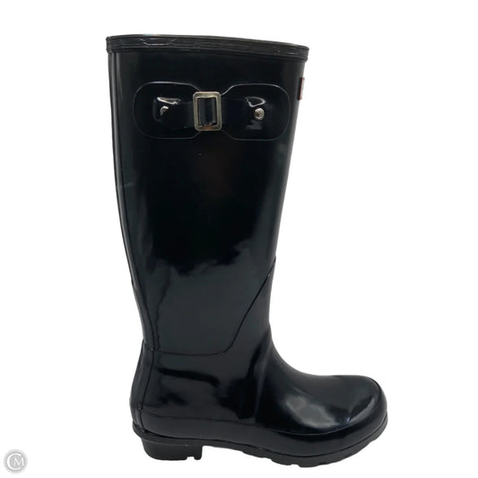 Boots Rain By Hunter In Black, Size: 8