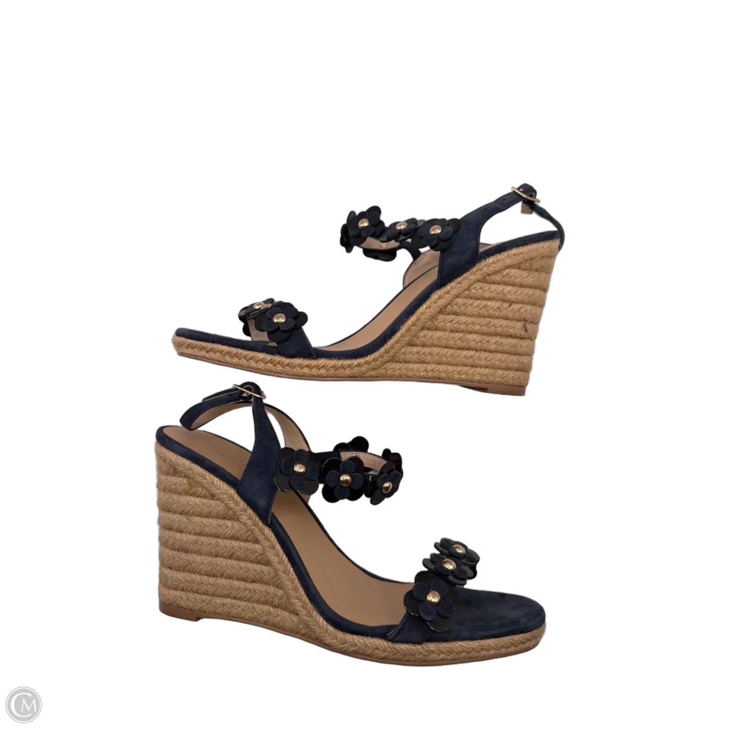 Sandals Designer By Kate Spade In Blue, Size: 9