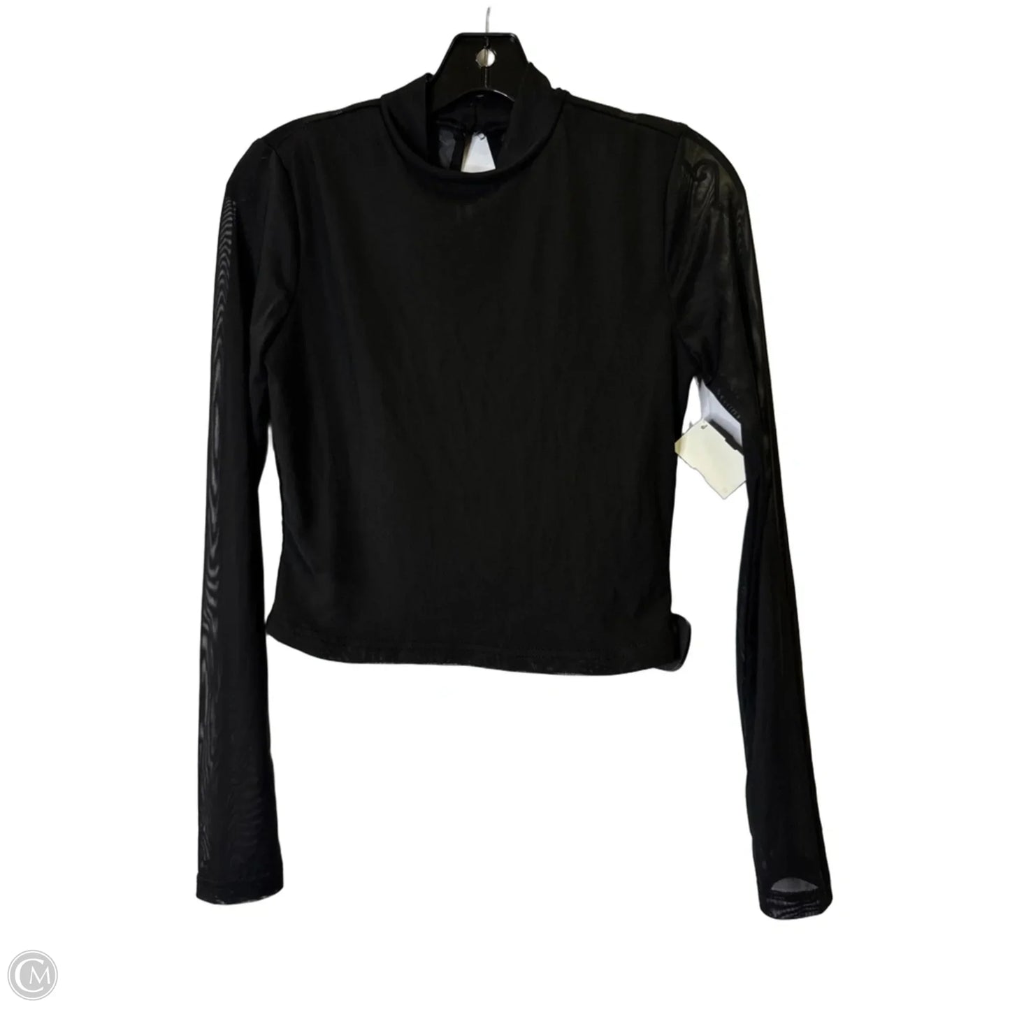 Top Long Sleeve By Fashion Nova In Black, Size: M