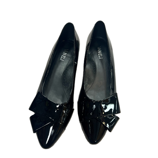 Black Shoes Flats By Vaneli, Size: 9.5