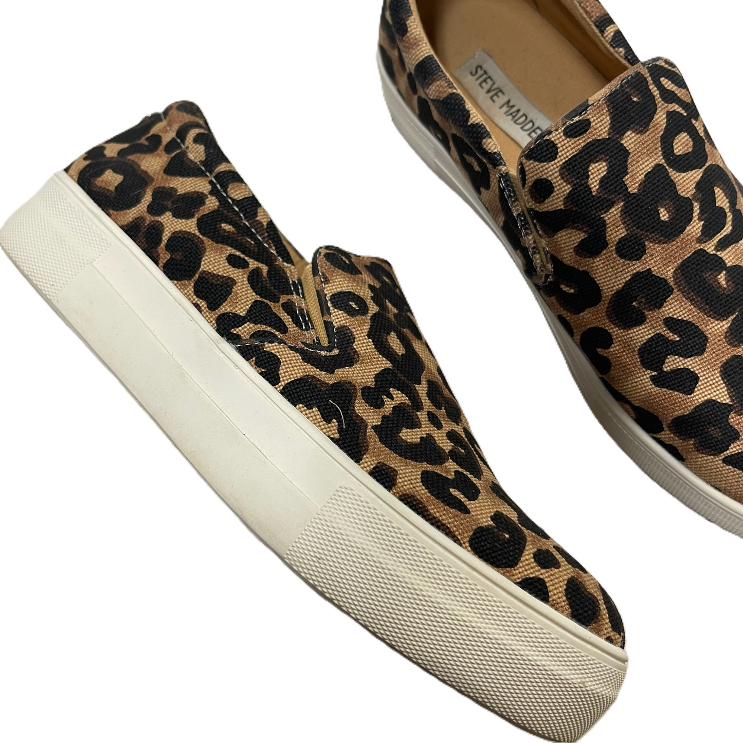 Shoes Heels Platform By Steve Madden In Animal Print, Size: 8