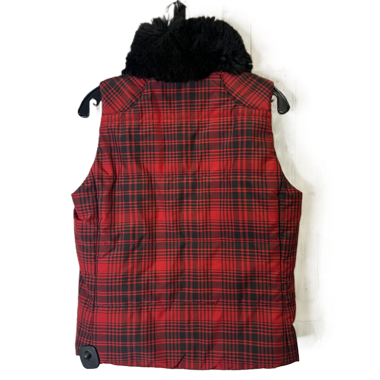 Vest Puffer & Quilted By Lauren By Ralph Lauren In Red, Size: M