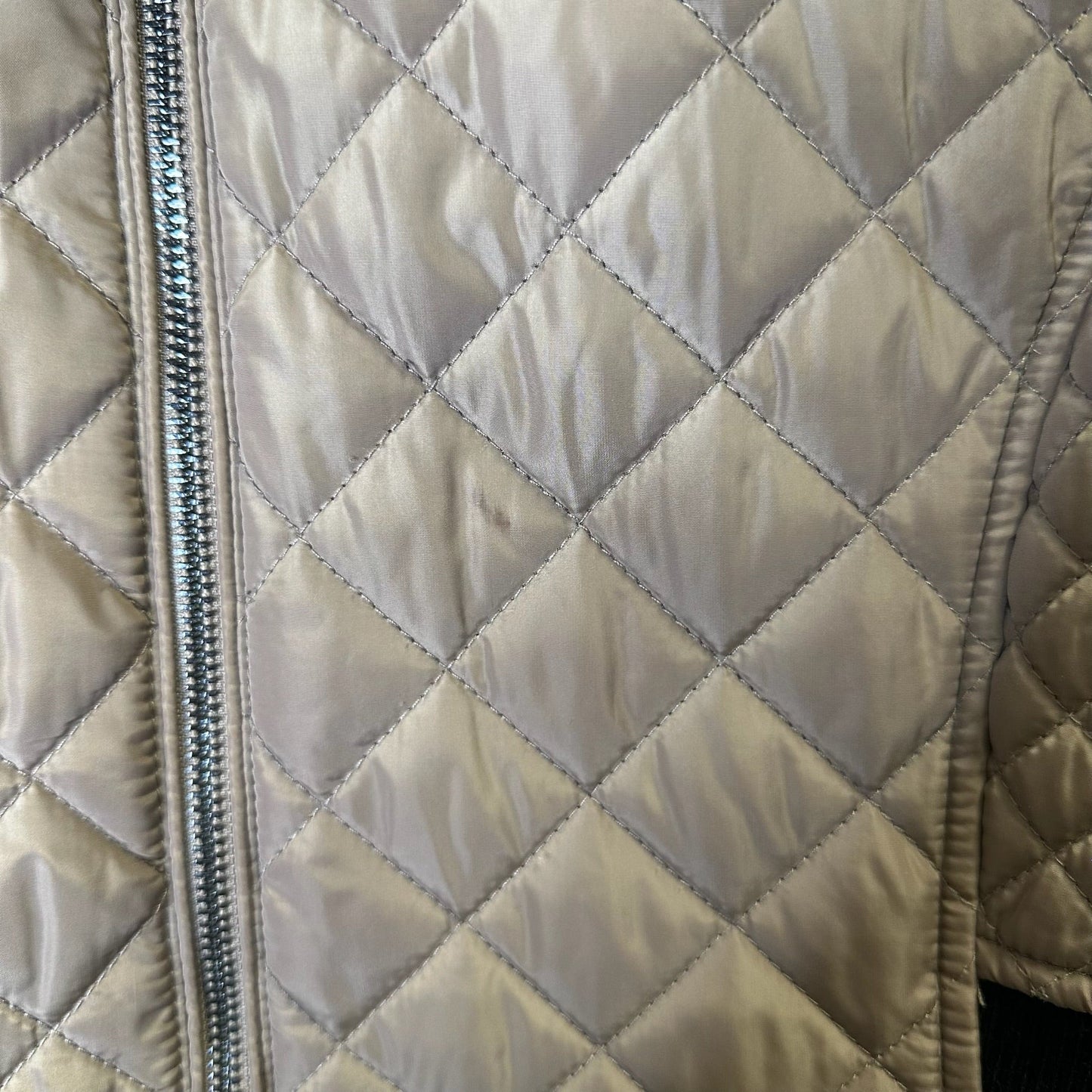 Jacket Puffer & Quilted By Calvin Klein In Brown, Size: L