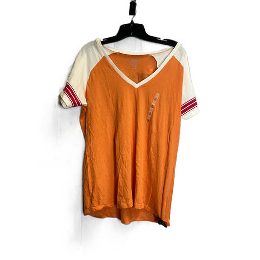 Top Short Sleeve By Old Navy In Orange, Size: Xl