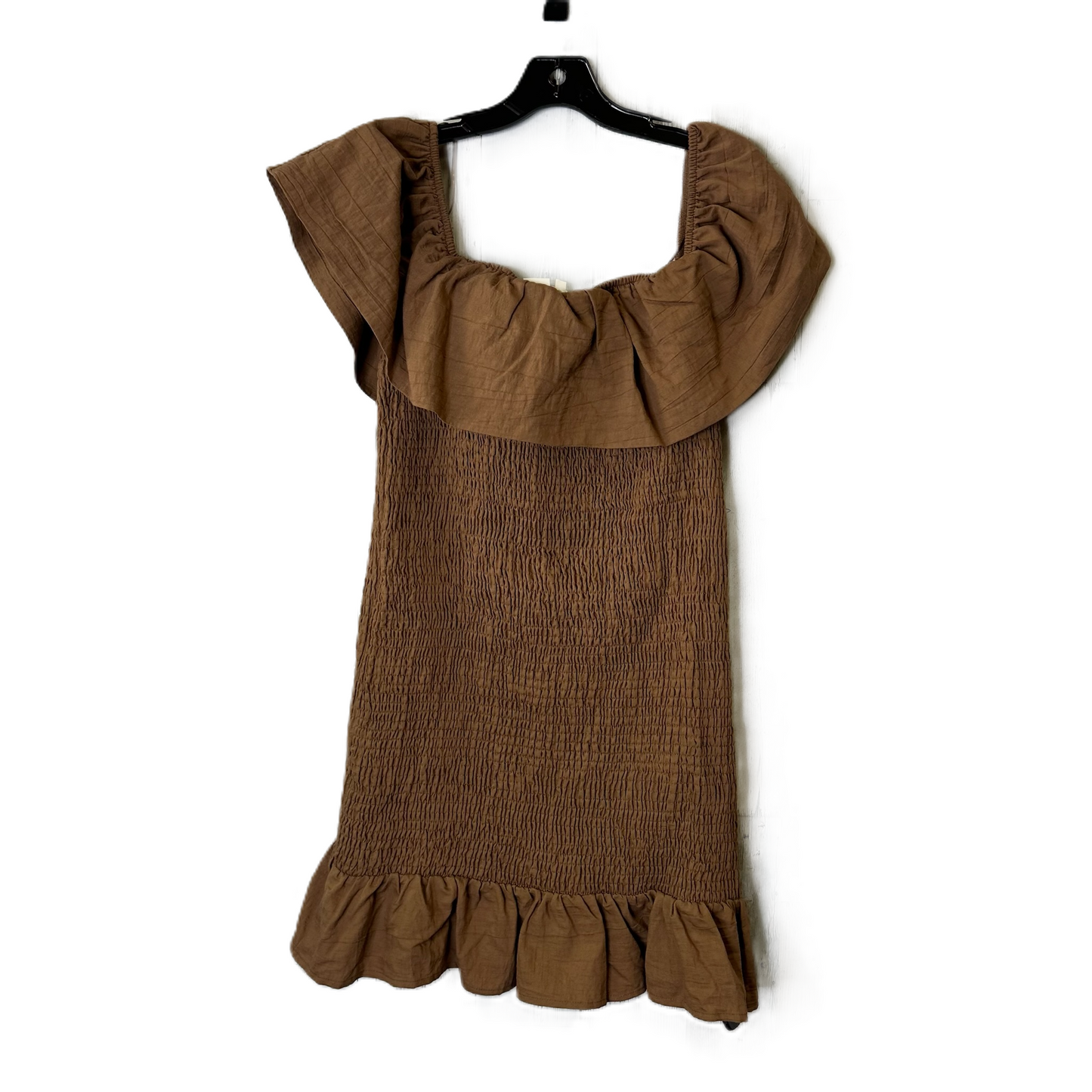 Dress Casual Midi By Anthropologie In Brown, Size: L