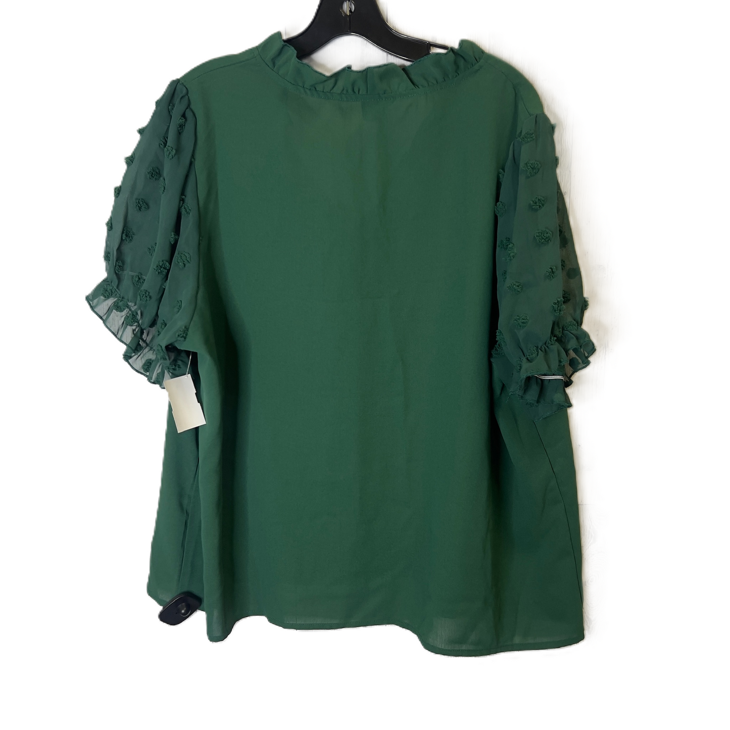 Top Short Sleeve By Shein In Green, Size: 2x