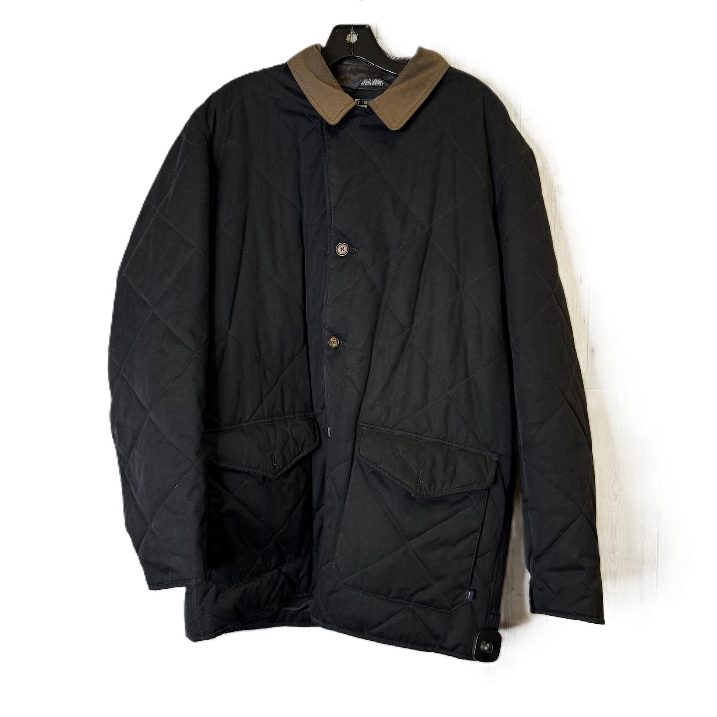 Jacket Puffer & Quilted By Tommy Hilfiger In Black, Size: M