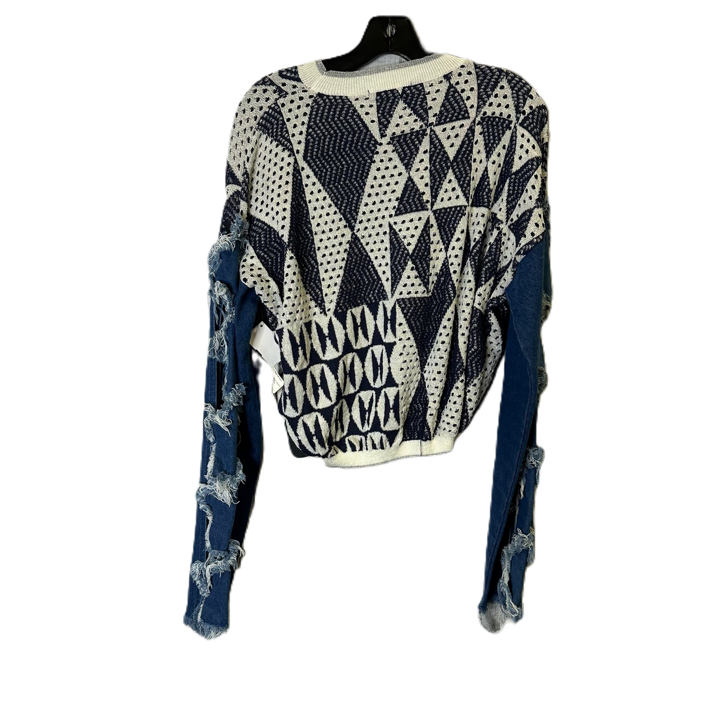 Sweater By Clothes Mentor In Blue, Size: L