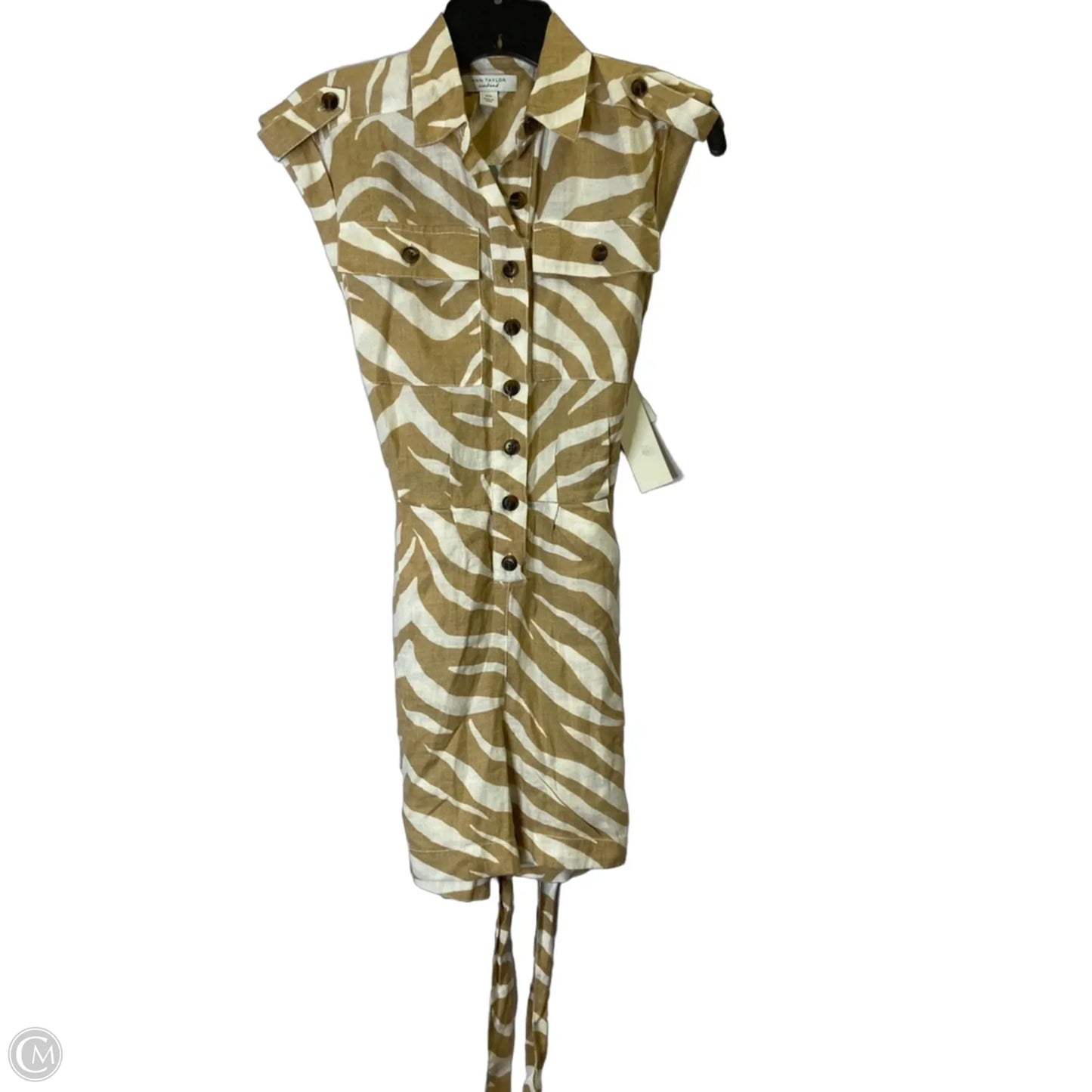 Romper By Ann Taylor In Cream, Size: 00p