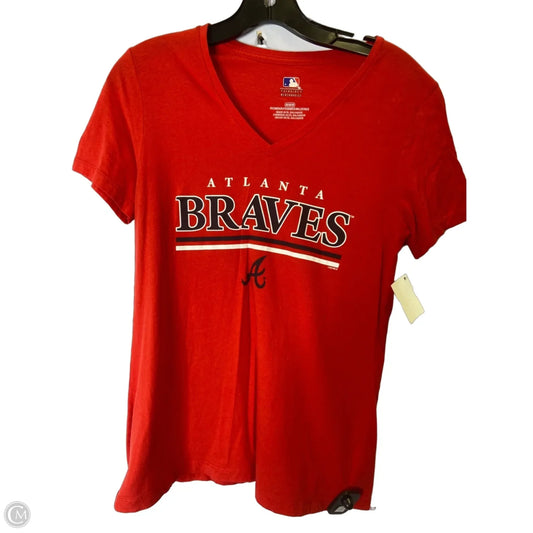 Top Short Sleeve By Clothes Mentor In Red, Size: M
