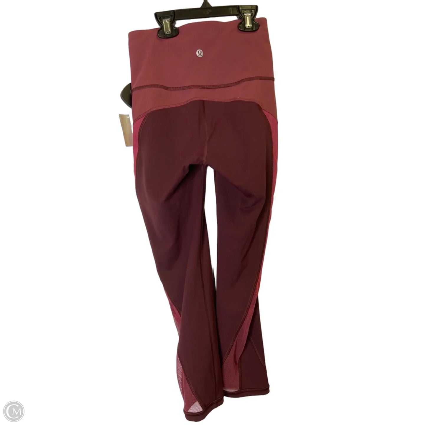 Athletic Leggings By Lululemon In Maroon, Size: 2