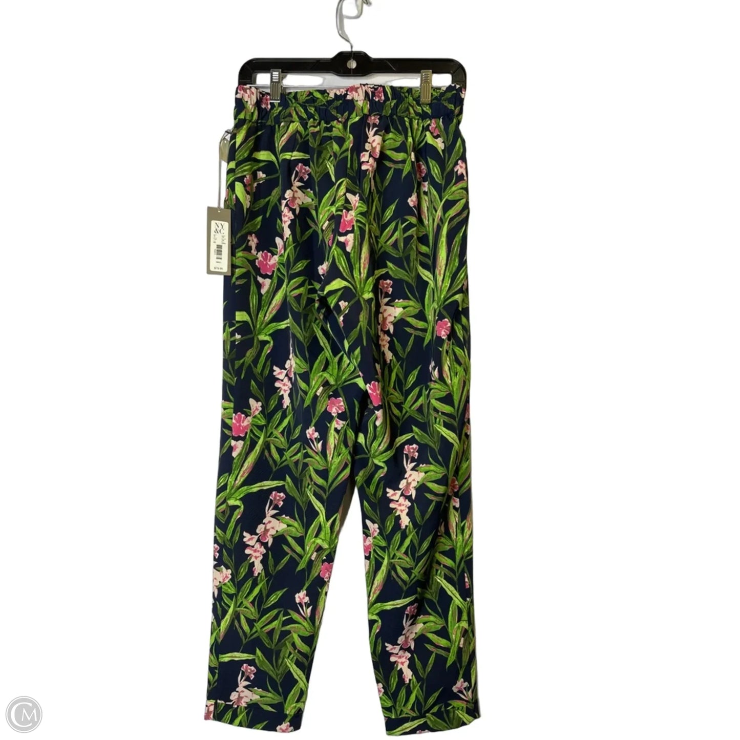 Pants Dress By Eva Mendes In Blue & Green, Size: S