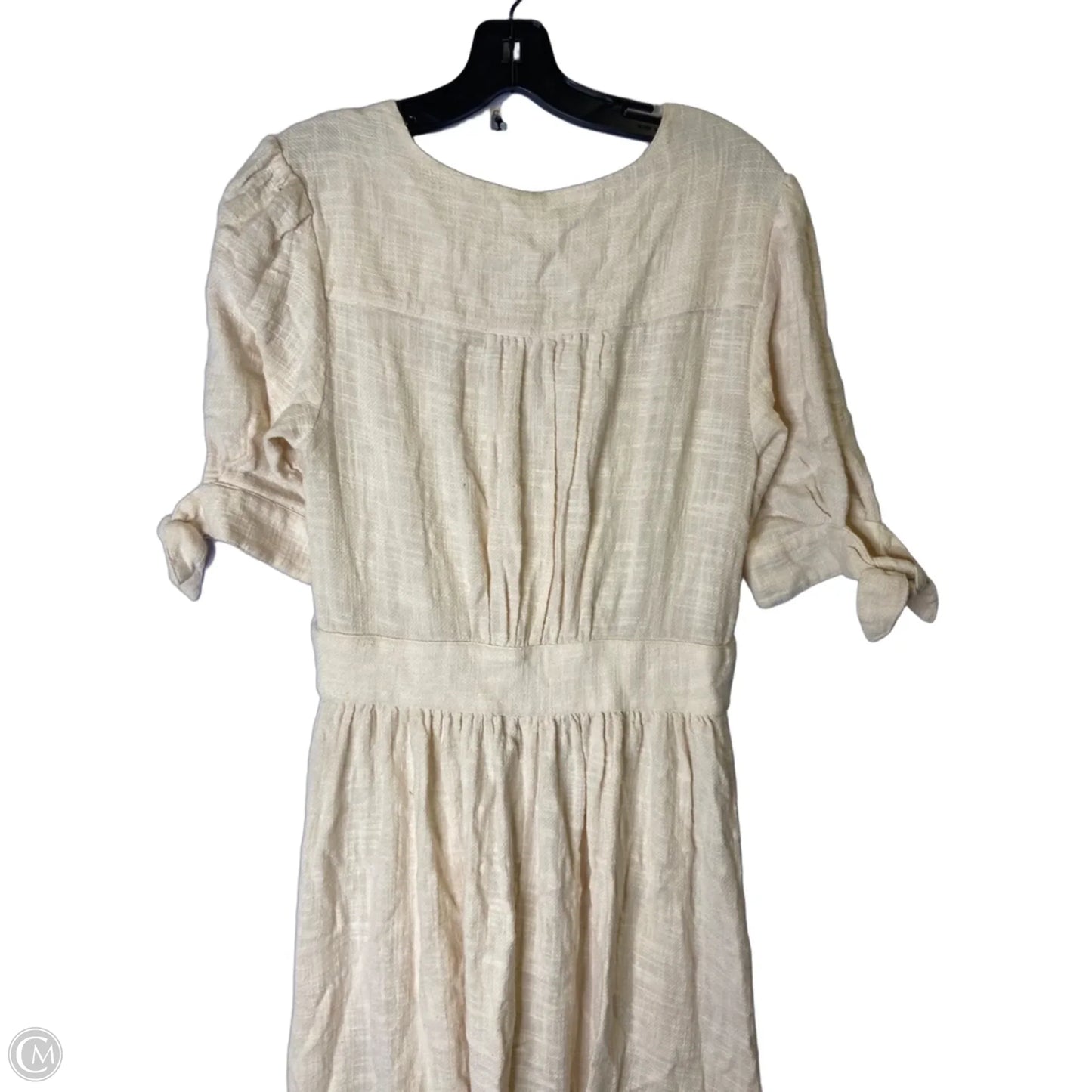 Dress Casual Maxi By Free People In Cream, Size: M