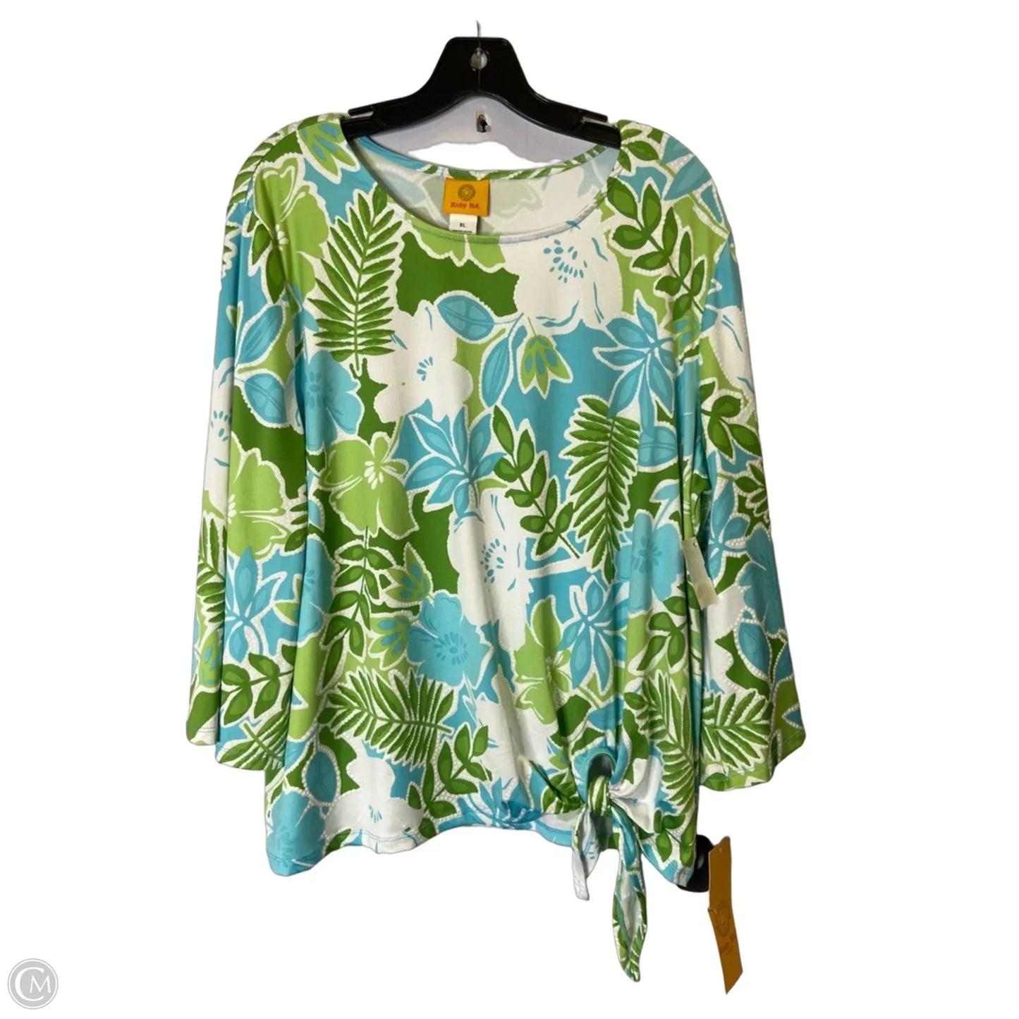 Top Long Sleeve By Ruby Rd In Green, Size: Xl