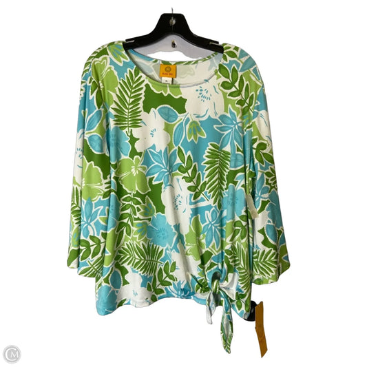 Top Long Sleeve By Ruby Rd In Green, Size: Xl