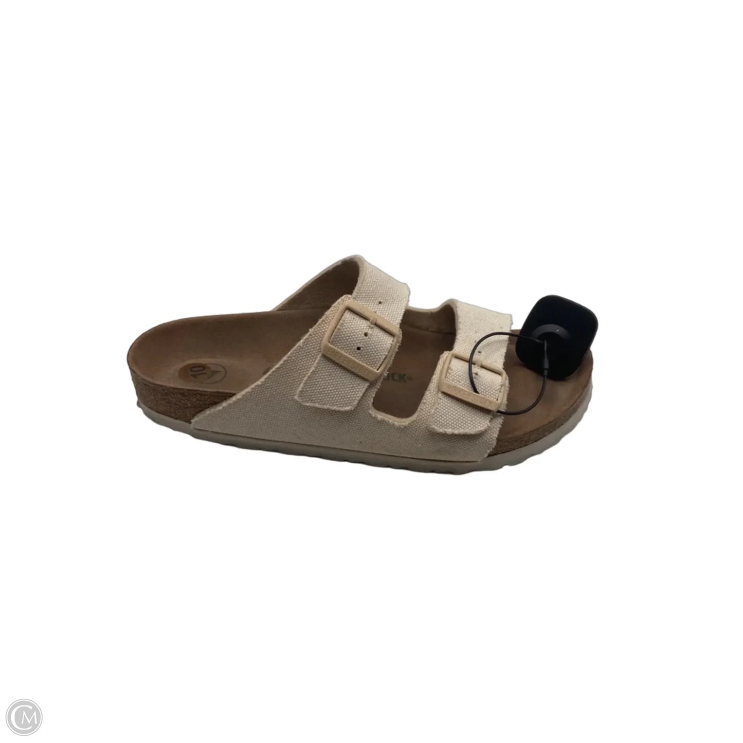 Sandals Flats By Birkenstock In Cream, Size: 10