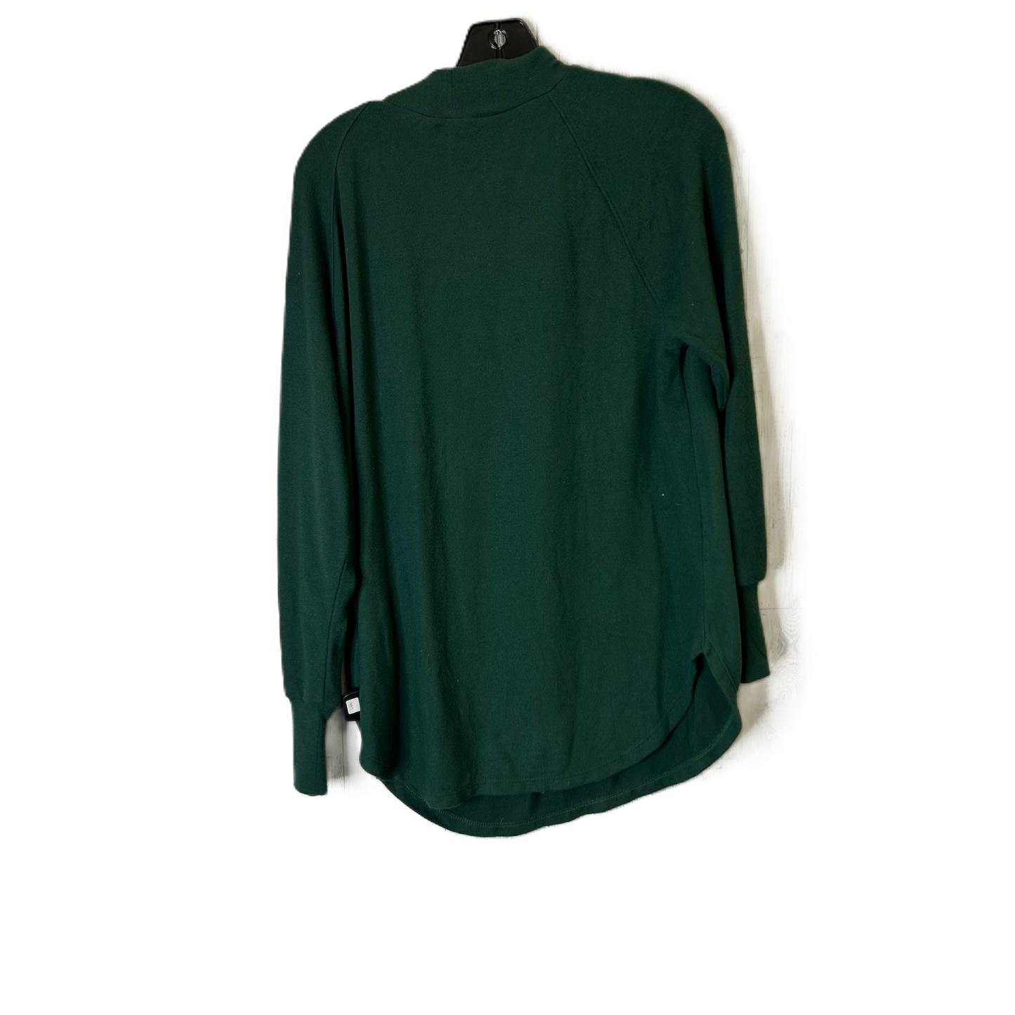 Top Long Sleeve Basic By Loft In Green, Size: M