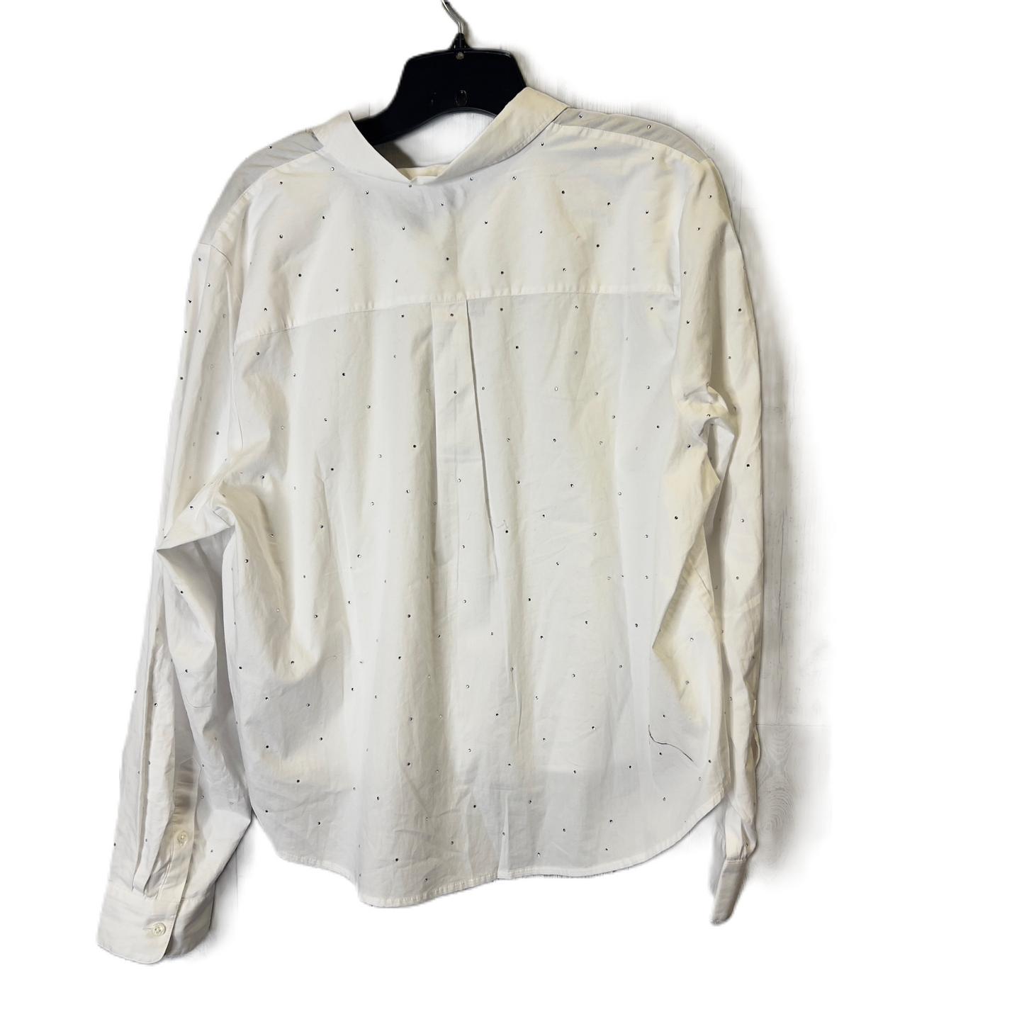 Top Long Sleeve By J. Crew In White, Size: Xl