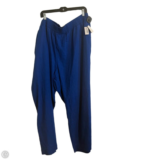 Pants Linen By Old Navy In Blue, Size: 3x