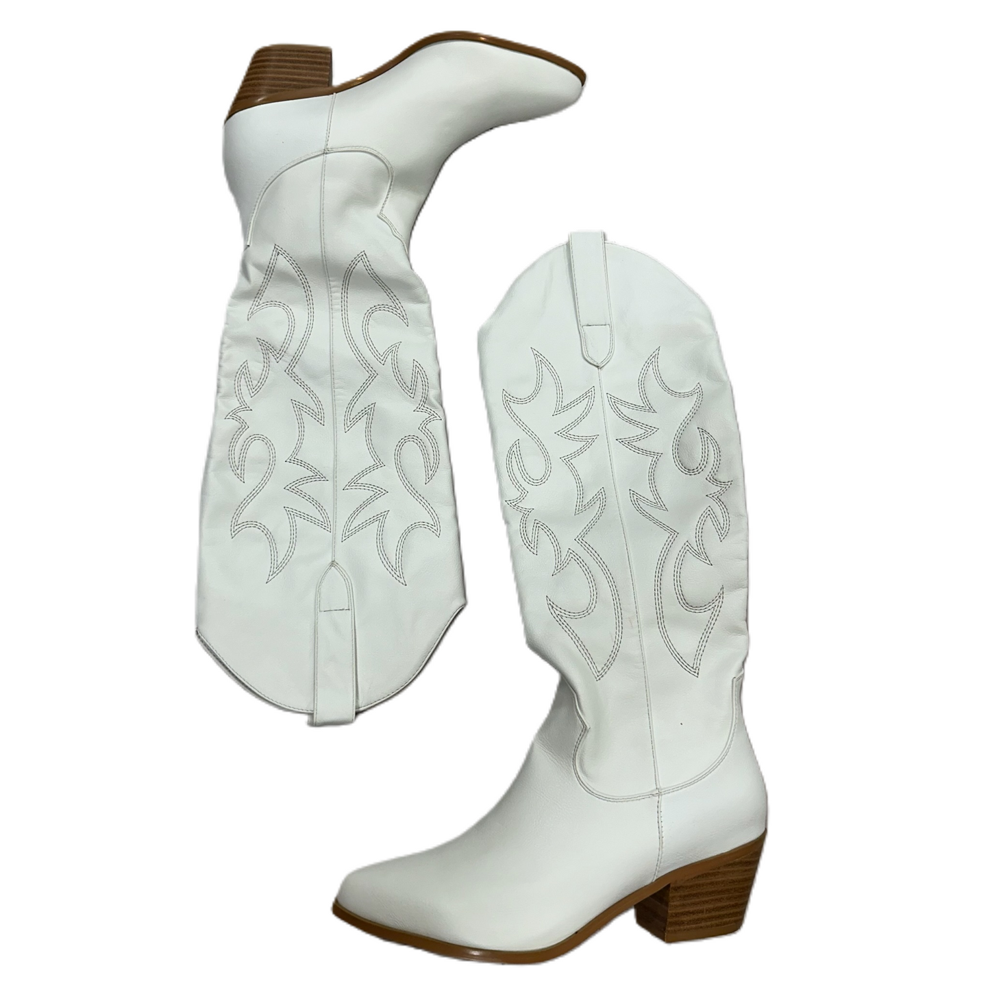 White Boots Western By Billini, Size: 7